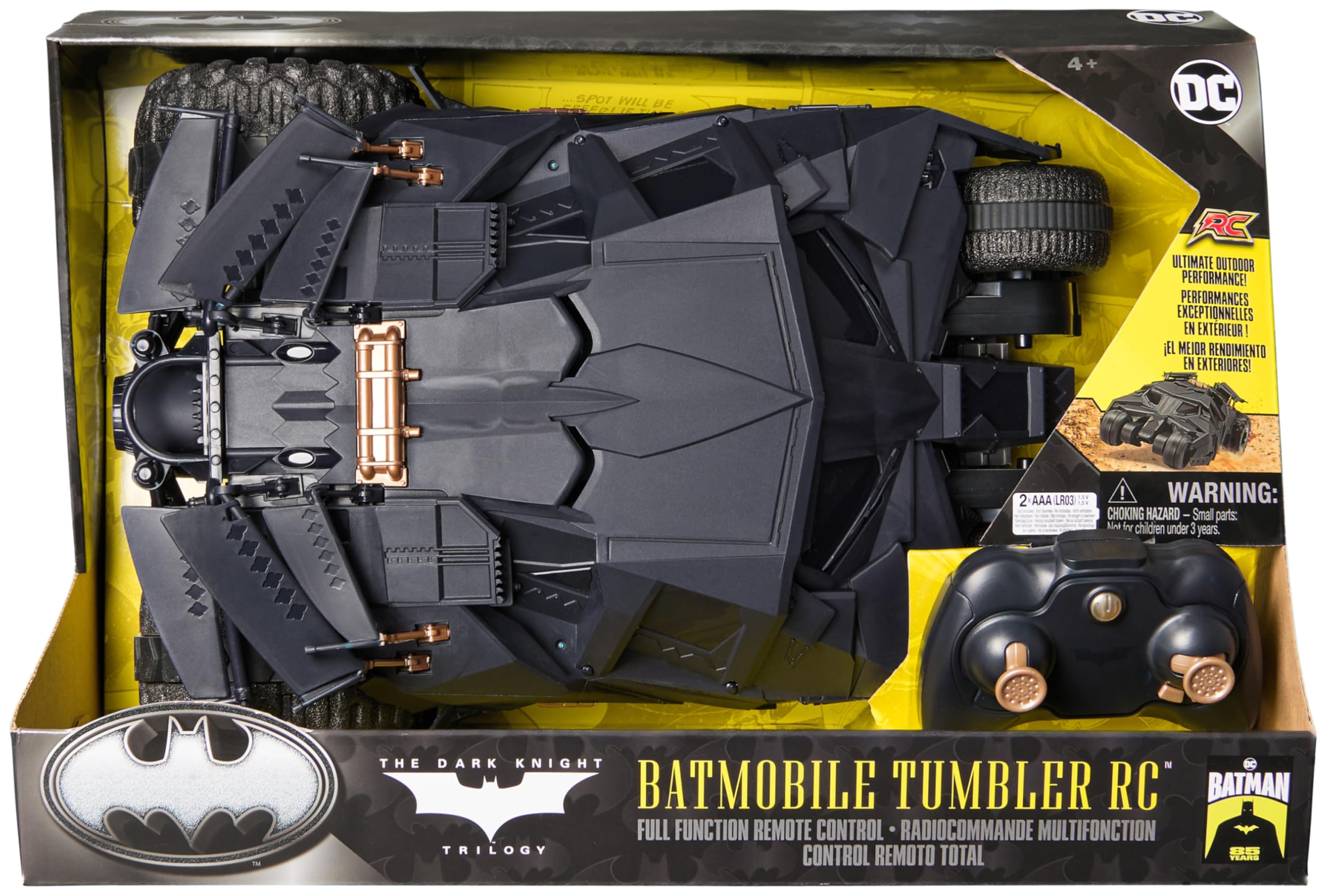 DC Comics - Batman Tumbler RC, ferngesteuertes Fahrzeug im Design der The Dark Knight Trilogie, Maßstab 1:15, für große und kleine Fans ab 4 Jahren 9