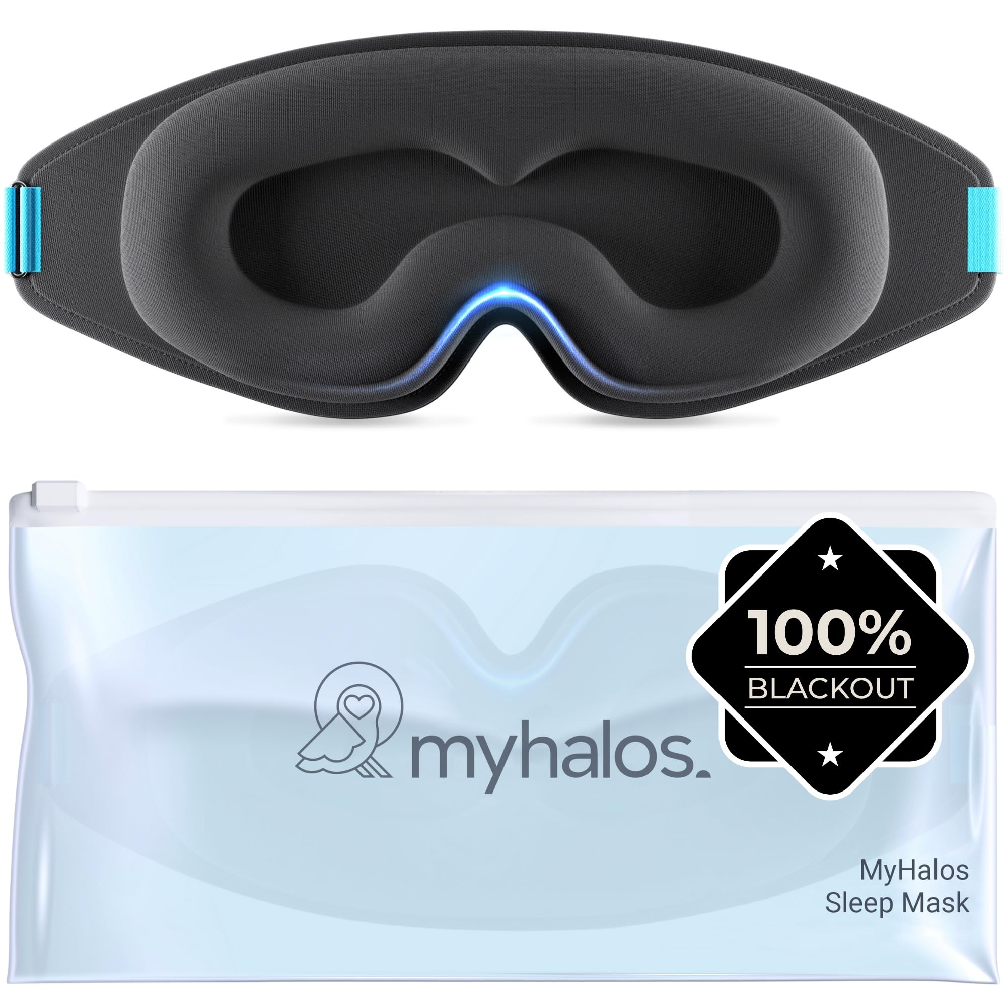 MyHalos Blackout Sleep Mask
