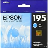 Epson 4 Pack Cartuchos Tinta 195 Color Negro, Amarillo, Magenta, Cyan -  Compatible para Impresoras XP-101 XP-201 XP-211 : Amazon.com.mx: Oficina y  papelería
