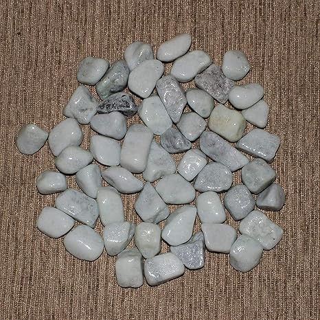 Buy Avmart White Marble Glossy Decorative Pebble Stone For Glass