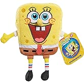 Just Play SpongeBob SquarePants 7-inch Small Bean Plush | Fun Collectible Size, Stuffed Animal, Holiday Stocking Stuffers, Gifts, Presents, Kids Toys for Ages 3 Up