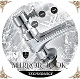 Hapilife Basin Pillar Taps Twin Mixers Victorian White Ceramic Lever Chrome 2 view 5