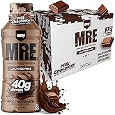 REDCON1 MRE RTD Protein Shake | Milk Chocolate | Lactose Free, 40g Protein - 12 Pack, 14 oz