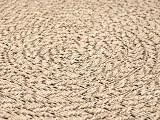 the carpet Kansas Indoor Outdoor Rug 120 cm Round Natural Jute Look view 5