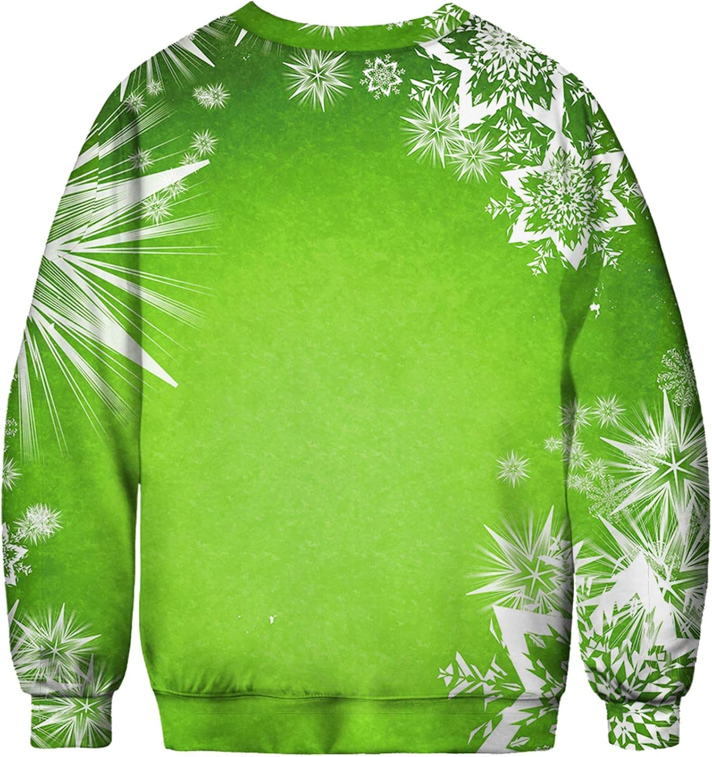 Unisex Funny Christmas Sweatshirt Sweater Novelty 3D Printed Men Women Funny Xmas Plus Size Party Sweater Pullover …: Clothing