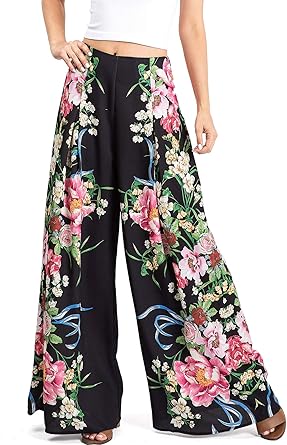 Wide leg tropical pants Clearance