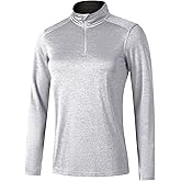 VAUTE Women's Golf Shirt Long Sleeve 1/4 Zip Pullover UPF 50+ Sun Protection Shirts for Women Lightweight Athletic Pullover