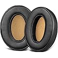 SOULWIT Replacement Ear Pads for Sennheiser Momentum 2.0 (Momentum 2, M2)/HD1 Wireless Over/Around Ear Headphones, Ear Pads Cushions with Noise Isolation Memory Foam - Mo2 LS Black