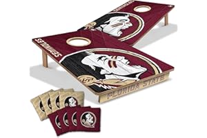 YouTheFan NCAA 2’ x 3’ Wood Cornhole Game with Logo Bags