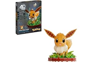 4D Build, Pokémon Eevee 3D Model Kit, Pokémon Figure, Desk Décor, 238 Pieces, for Ages 12 & Up