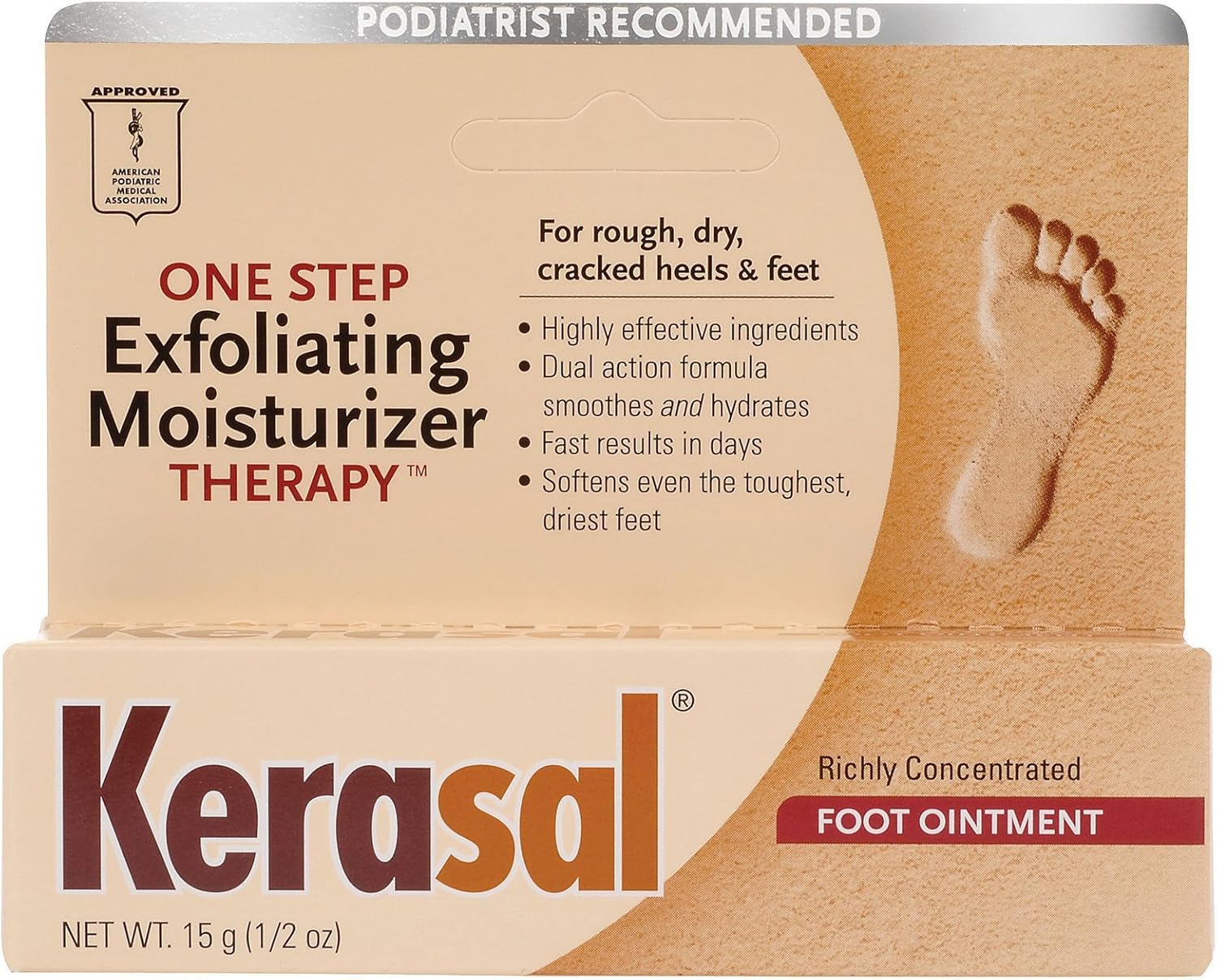 Kerasal Intense Foot Repair Ointment 0.5 oz Health