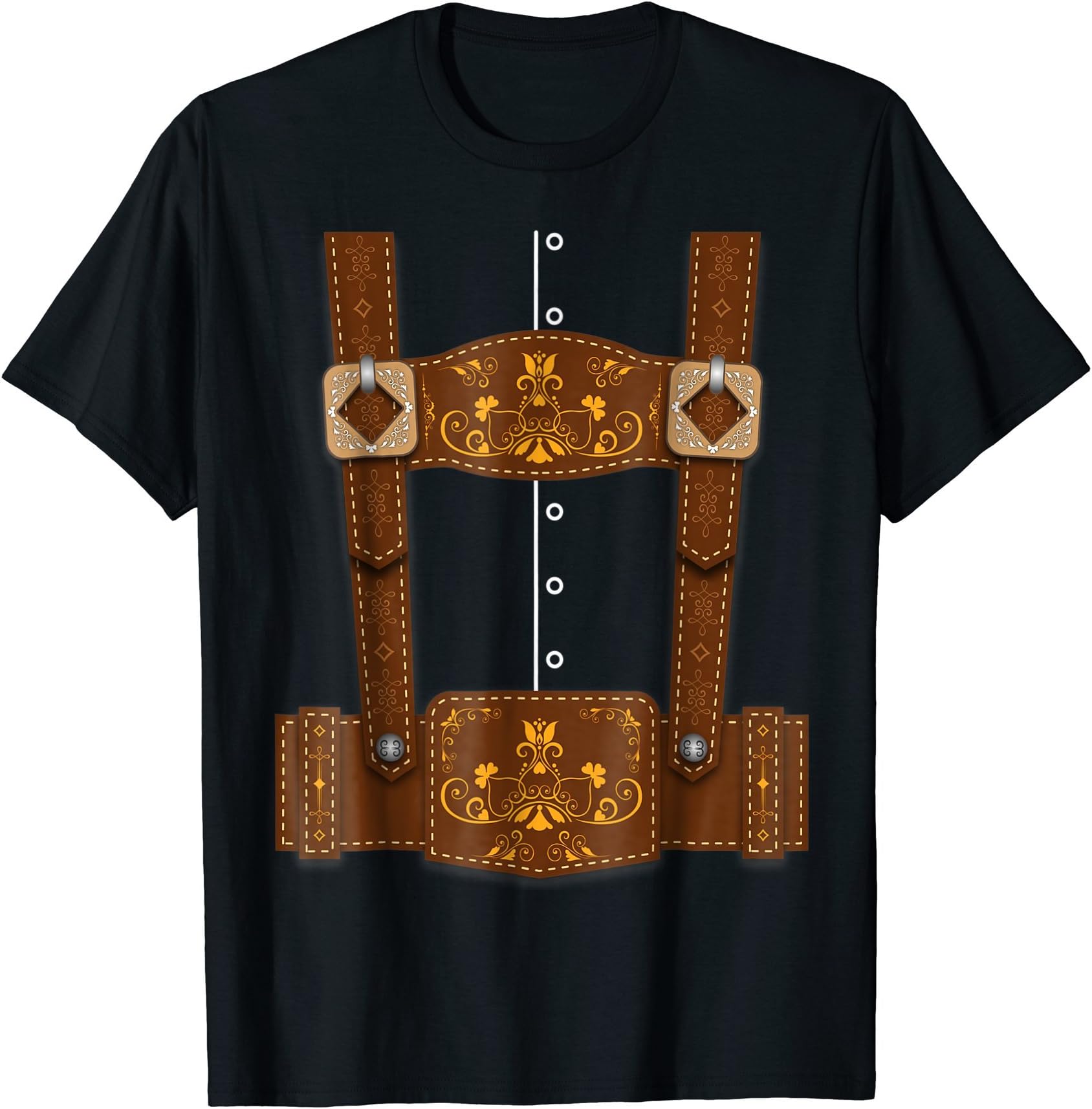 Oktoberfest Funny Lederhosen Bavarian T-Shirt