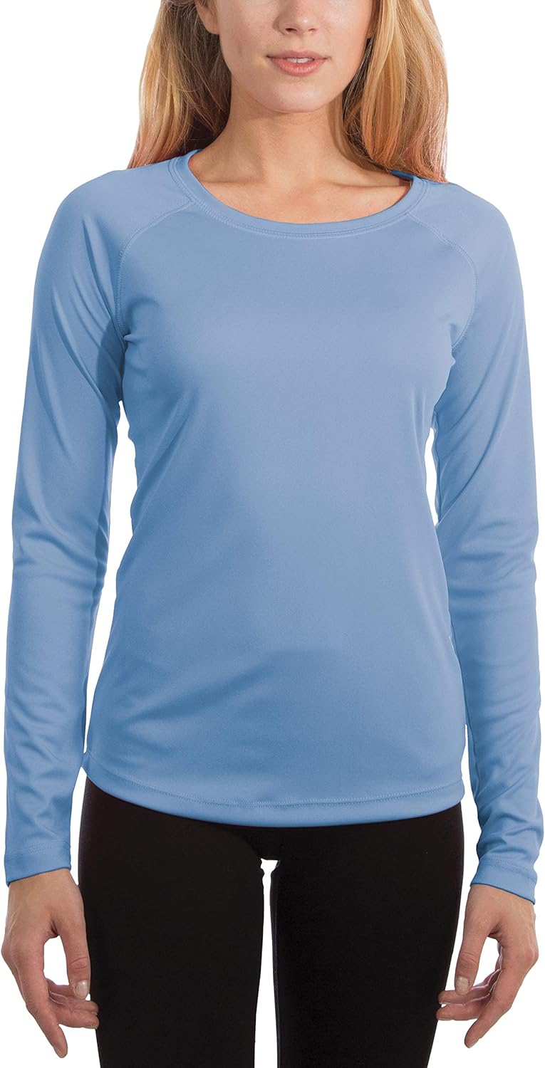 Vapor Apparel Women's UPF 50+ UV Sun Protection Outdoor Performance Long Sleeve T-Shirt
