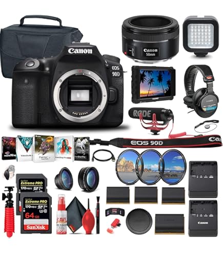 Amazon.com : Canon EOS 90D DSLR Camera with 18-135mm Lens