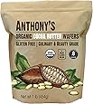 Anthony's Organic Cocoa Butter Wafers, 1 lb, Batch Tested Gluten Free, Non GMO, Keto Friendly