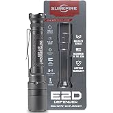 SureFire E2D Defender E2D Defender Ultra Dual-Output LED Flashlight with Tailcap Click Switch, Black, Black