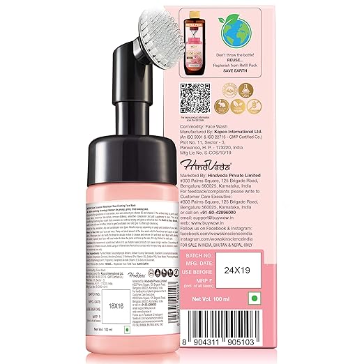 wow rose face wash