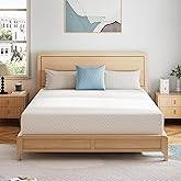SynthoSpace Queen Mattress 8 Inch Green Tea Memory Foam Mattress, Fiberglass Free & Medium Firm, CertiPUR-US Certified Foam for Cool Sleep & Pressure Relief, Bed in a Box, 60"×80"×8"