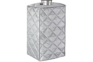 moonoom Tankless Water Heater Cover with Zippers,Thickened Water Heater Enclosure Cover, Outdoor Water Heater Protective Cover for Freezing Weather Insulation