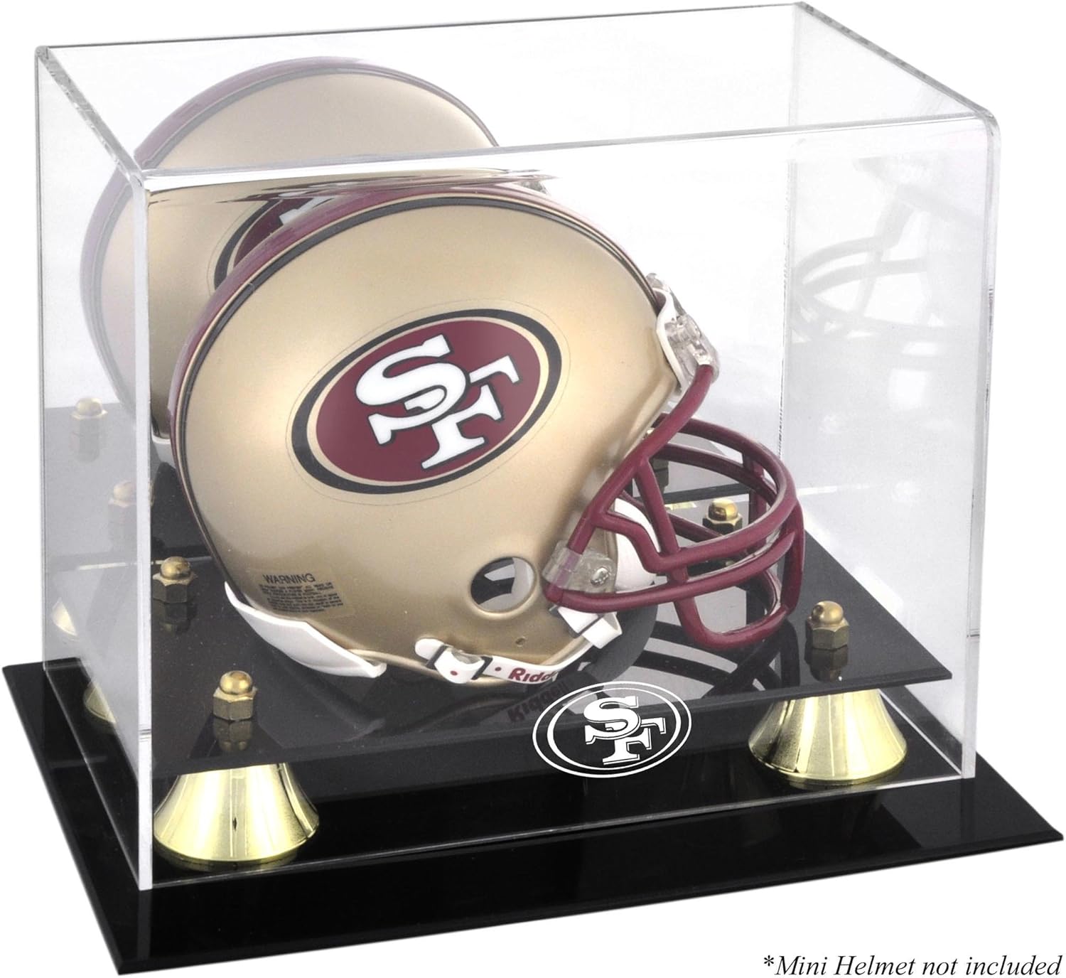 San Francisco 49ers Mini Helmet Display Case Football