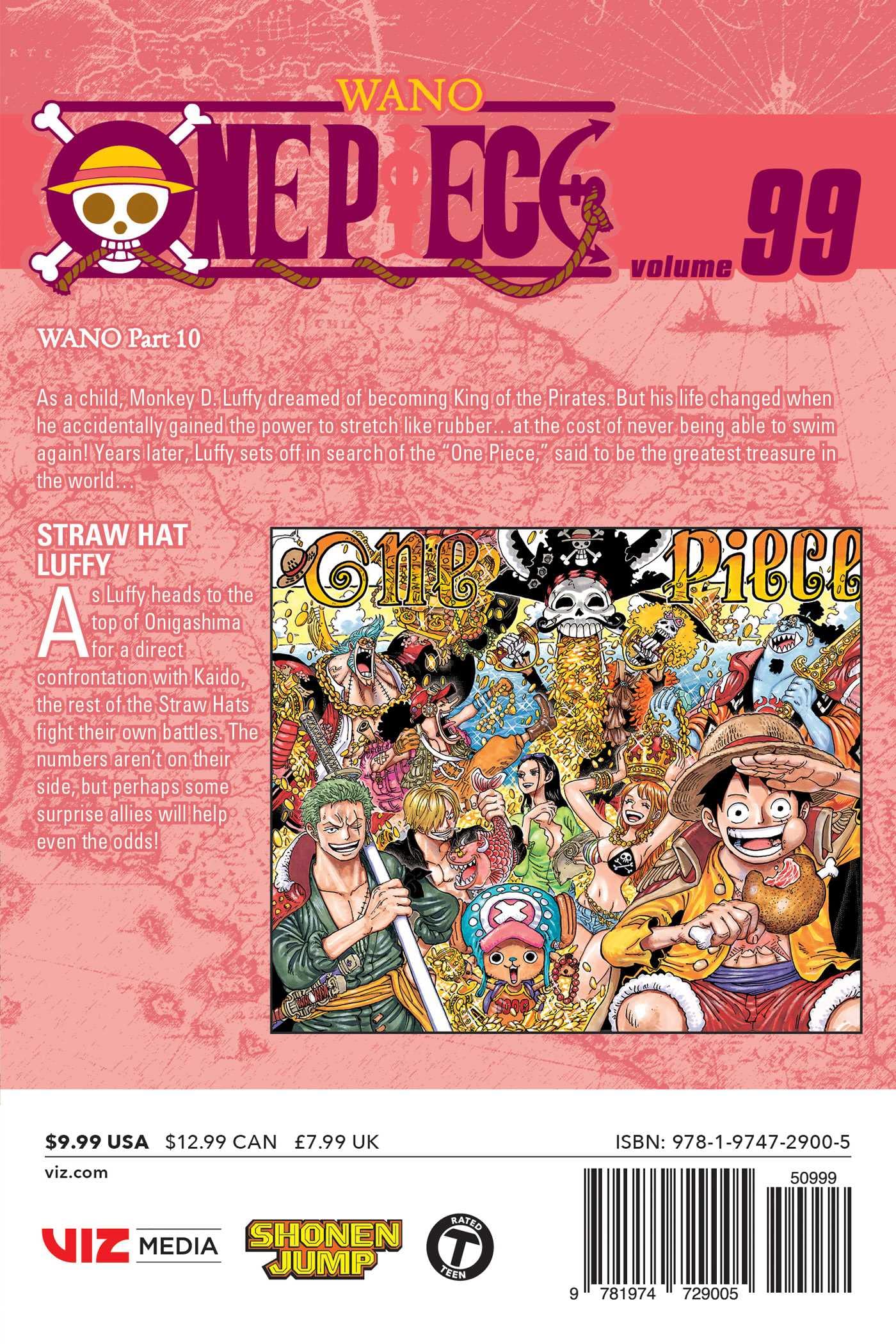 One Piece Vol 99 99 Oda Eiichiro Amazon Com Books