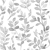 Green Leaf Peel And Stick Wallpaper - Removable Self-Adhesive Vinyl For Walls & Furniture 16.1x78.7in