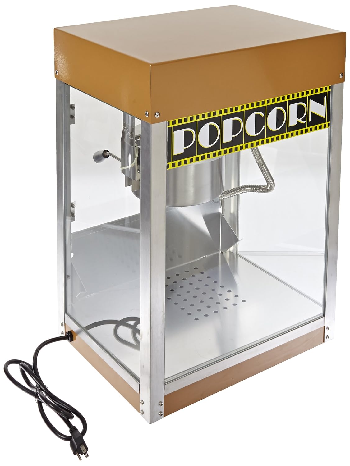 Benchmark 11048 Hollywood Premiere Popcorn Machine, 120V, 930W, 7.8A, 4 oz Popper