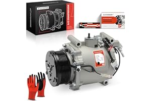 A-Premium Air Conditioner AC Compressor with Clutch Compatible with Honda Civic 2006-2011 2.0L & Acura CSX 2010-2011