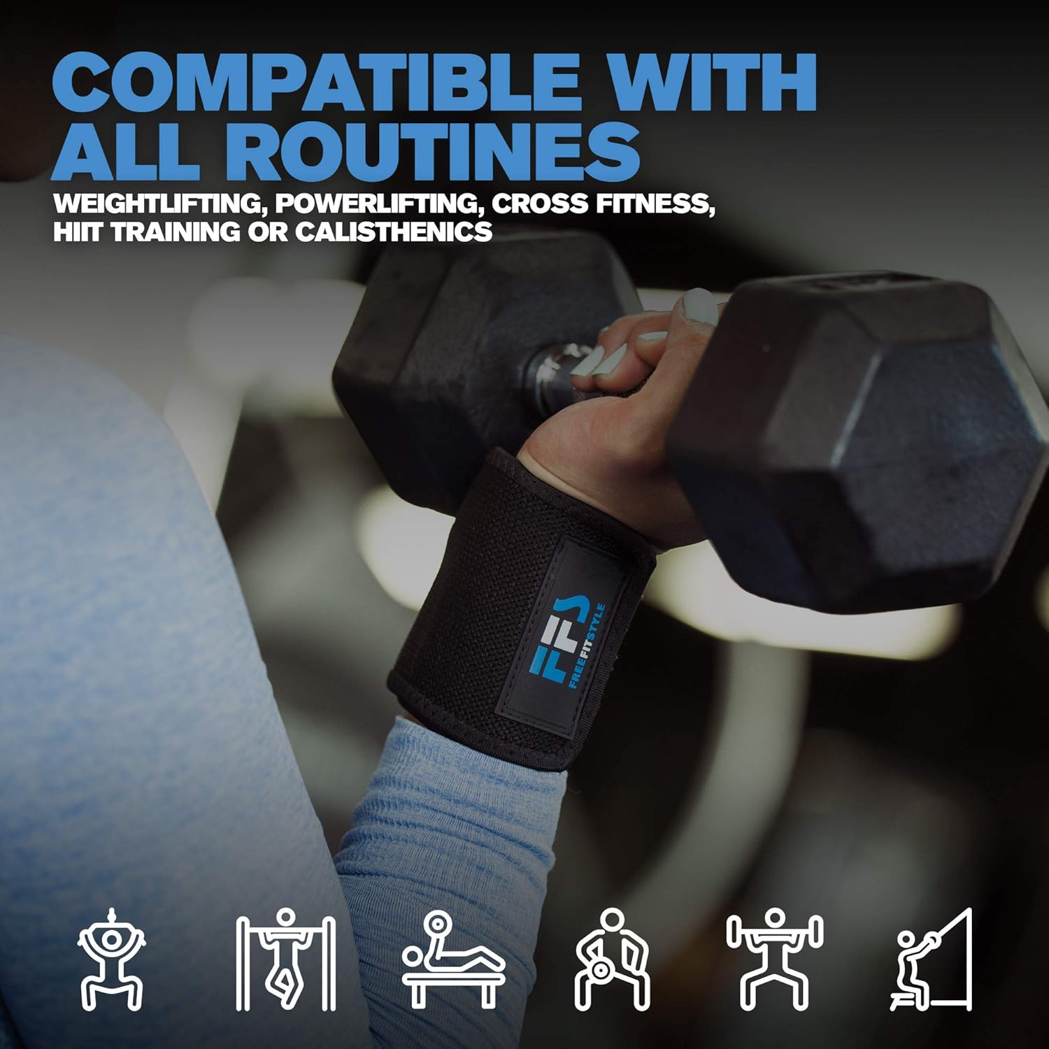 Weightlifting Hand Grips for Men and Women Crossfit Gloves with Wrist