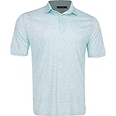 Greg Norman ML75 Recycled Microlux Vine Print Sea Tint Shirt Men XXL
