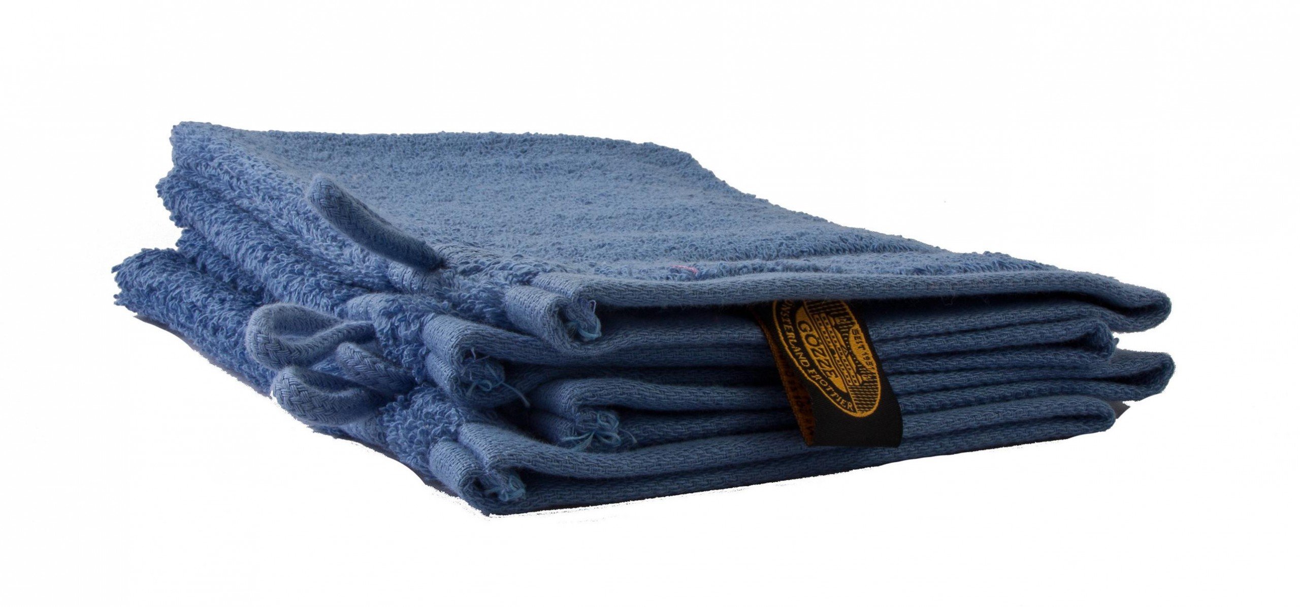 Gözze - New York Bath/Shower Glove/Mitt, Set of 4, Soft and Absorbent, 100% Cotton, 17 x 24 cm - Fjord — image 1