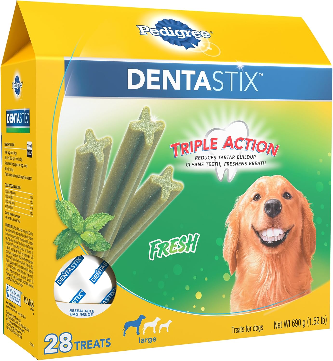 Pedigree Dentastix Dental Treats for Dogs Large (30 lb +) 23100103129