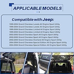 OTUAYAUTO Compatible with 1999-2004 Jeep Grand