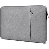 Portable Monitor Sleeve 18.5 inch, Padded Shockproof Carrying Case Compatible with Most 18.5-in Portable Display Monitors, Water-Resistant Monitor Bag Cover with Accessory Pocket Bag -Gray