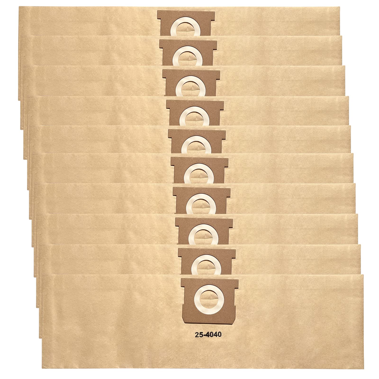 Photo 1 of 10 Pack DXVA25-4040 Dust Bag-4 gallon Replacement for DEWALT DXV04T 4 Gallon Wet/Dry Vacuum