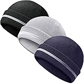Reflective Knit Hat Safety Beanies Adult High Visibility Beanie Neon Winter Knit Caps with Reflective Stripe