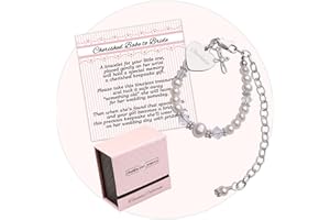 Cherished Moments Cherished Babe to Bride Keepsake Cross Bracelet Christening Gift for Infant Newborn Baby Girl in Sterling Silver with Engraved Heart Charm and Cultured Pearls