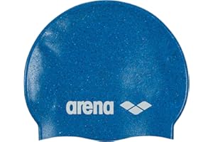 Arena Classic Junior Silicone Unisex Swim Cap for Girls and Boys Comfortable Durable Kids’ Pool Bathing Cap, One Size