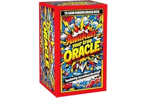 ZHQGYN Clarity Awakening Oracle Deck, 72 Card Modern Pop Art Oracle Cards for Self Reflection, Emotional Insight, Boundaries,
