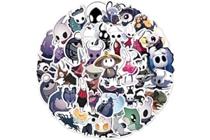 Hollows Knights Sticker Cute Knights Figure Graffiti Decals Hollows Silk Songs Vinyl Stickers for Tablet Skateboard Bike Helm