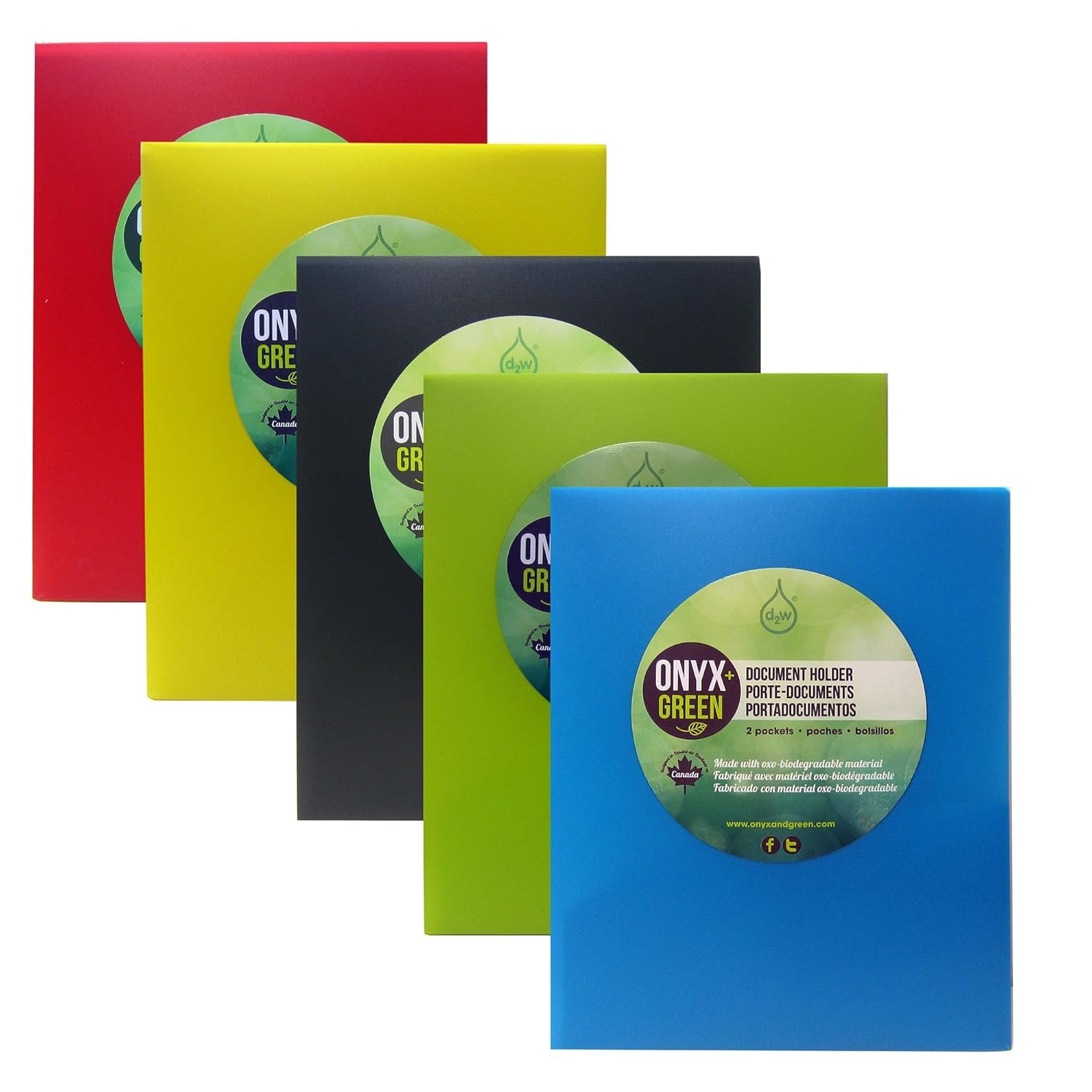 Onyx y verde - presentación carpetas, 2 bolsillos, fabricado en ...