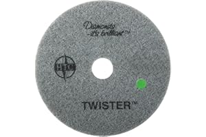 Americo Manufacturing 435520 Twister Green 3000 Grit Floor Pad for Step 3 Polishing and Daily Maintenance (2 Pack), 20"