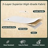 CAIYUN 7-Drawer Chest of Drawers Tall White Fabric Storage Dresser view 7