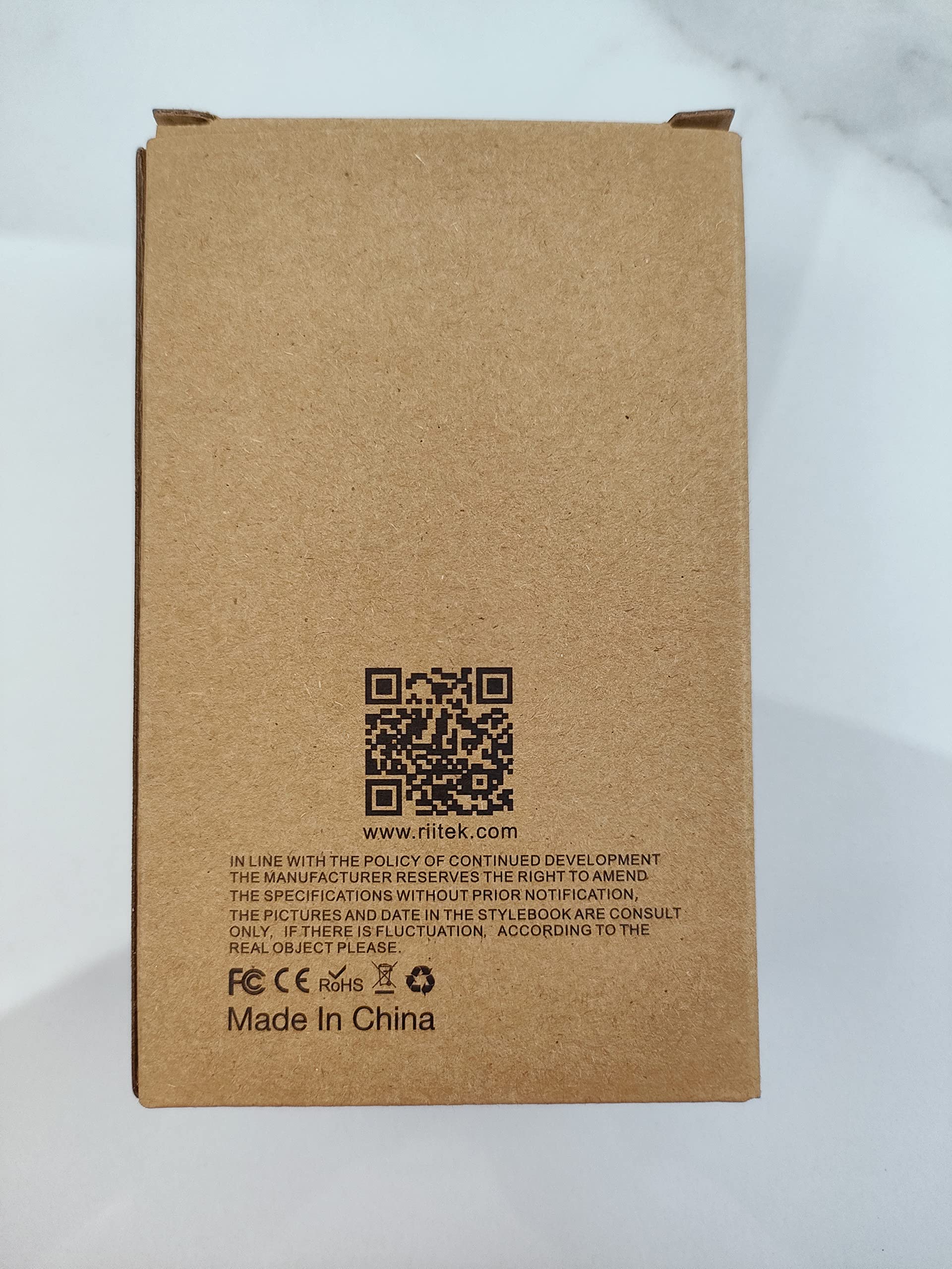 Rii RM105 Wired Mouse,Computer Mouse with Colorful RGB Backlight,Comfortable Grip Ergonomic Optical,USB Wired Mice Support Windows PC, Laptop,Desktop,Notebook,Chromebook