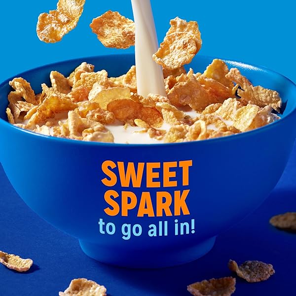 FROSTED FLAKES BREAKFAST CEREAL, 8 VITAMINS AND MINERALS, KIDS SNACKS, LARGE SIZE, ORIGINAL, 17.3OZ BOX (1 BOX)