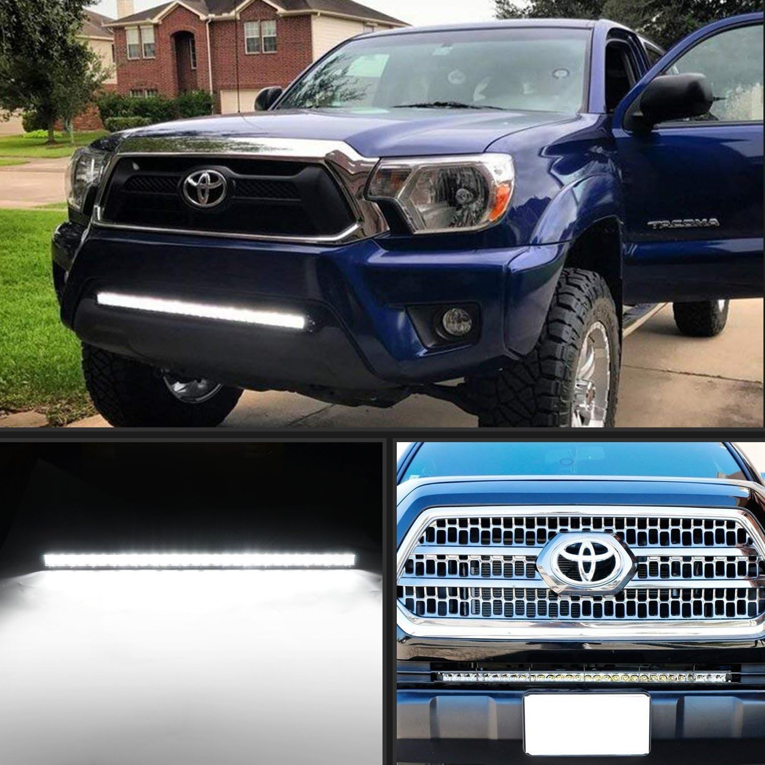 Nilight 31inch 150W Spot & Flood Combo Single Row 14500LM Off Road LED Fog & Driving Roof Bumper Light Bars for Jeep Ford Trucks Boat, 2 Years Warranty: Automotive