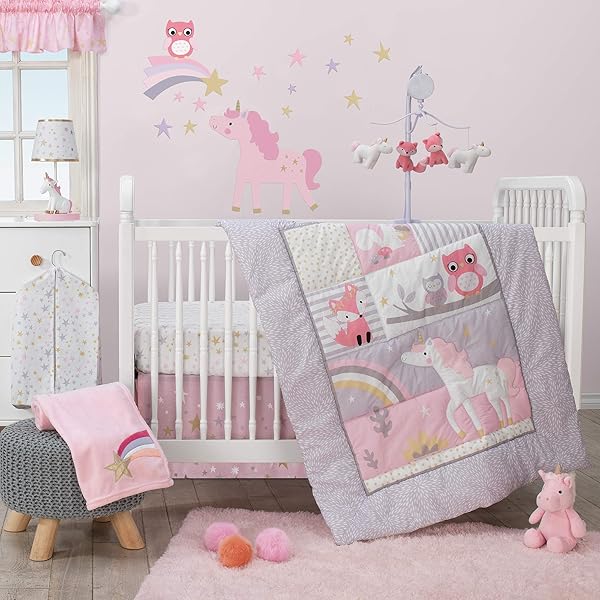 rainbow nursery bedding