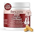 Fera Pets Cardiac Support - Cat & Dog Heart Supplement with Taurine, L-Carnitine, & CoQ10 - Promotes Normal Circulation and H