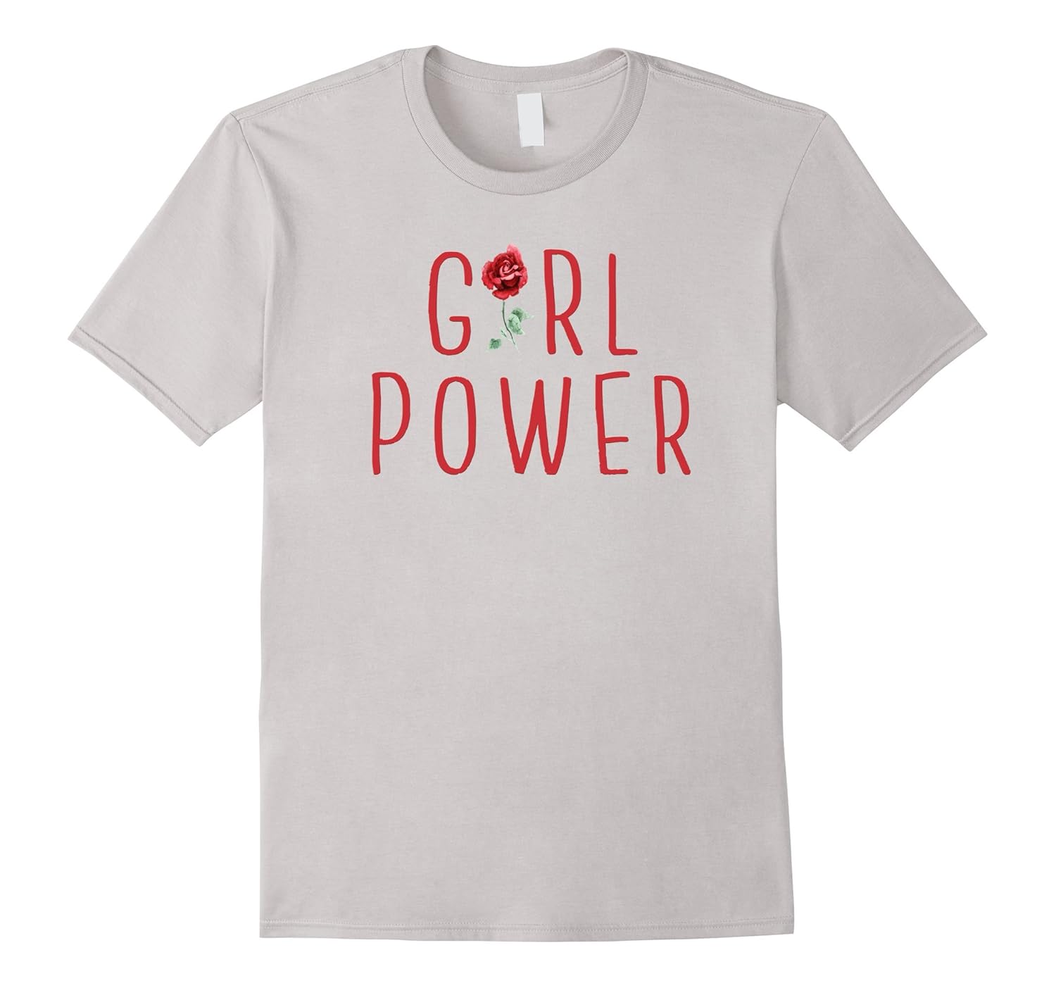 Girl Power TShirt Red Rose Equality Empowerment Clothing TS-anz