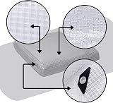 SolaDirect Clear Reinforced Tarpaulin 100GSM 2 x 3 m with 4 Ball Bungees view 5
